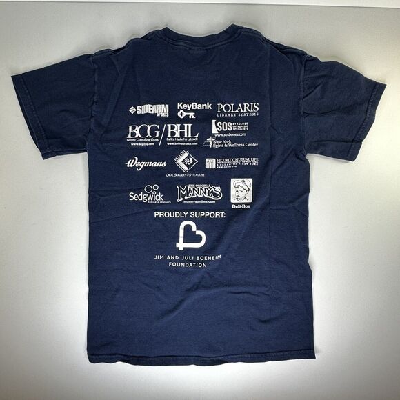 Syracuse Orange Basketball T Shirt Size Small Hoopin It At The Dome Jim Boeheim - Picture 11 of 12